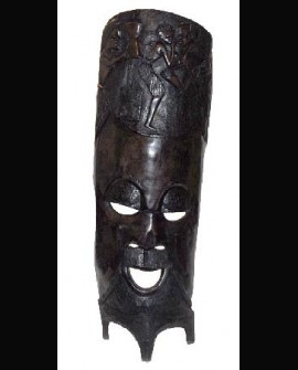 Mahogany Ancestor Figure